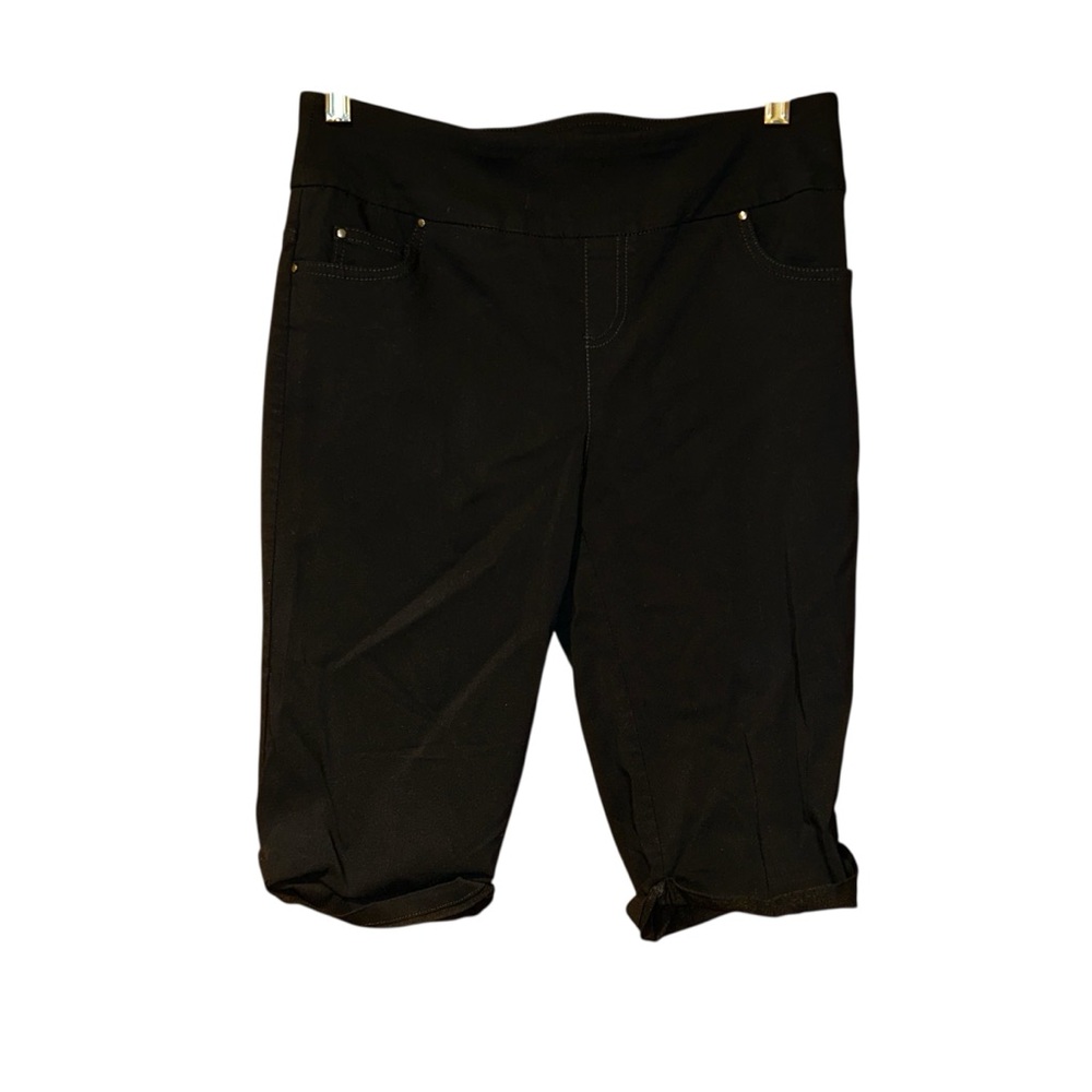 Counterparts Black Bermuda‎ Capri Shorts Women’s Size 6 Stretch Pull On